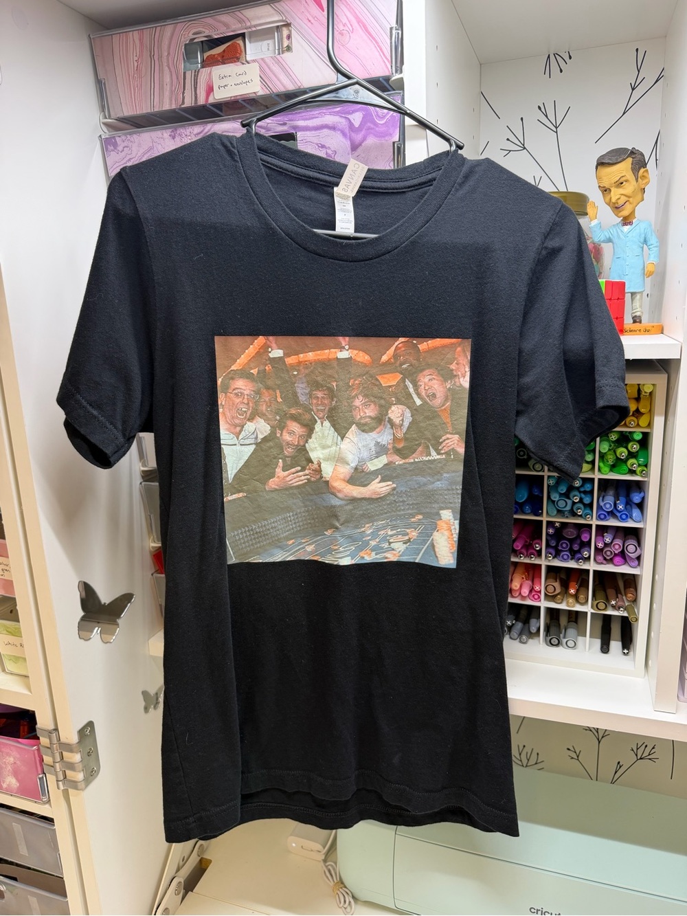 Bella Canvas Black Short Sleeve Tee with Photo-Style Group Graphic